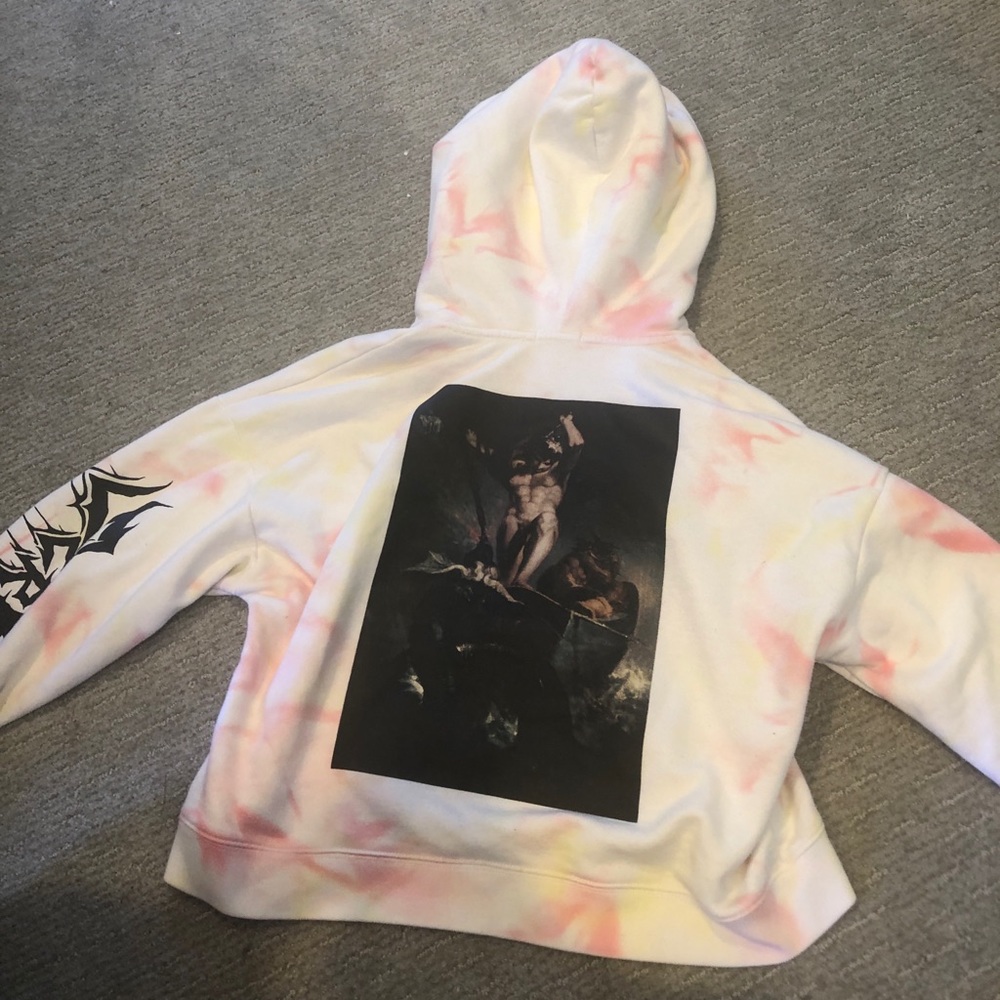Cropped Tie Dye Aritzia TNA Hoodie